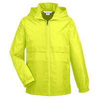 Team 365 Youth Zone Protect Lightweight Jacket, Safety Yellow, Front view