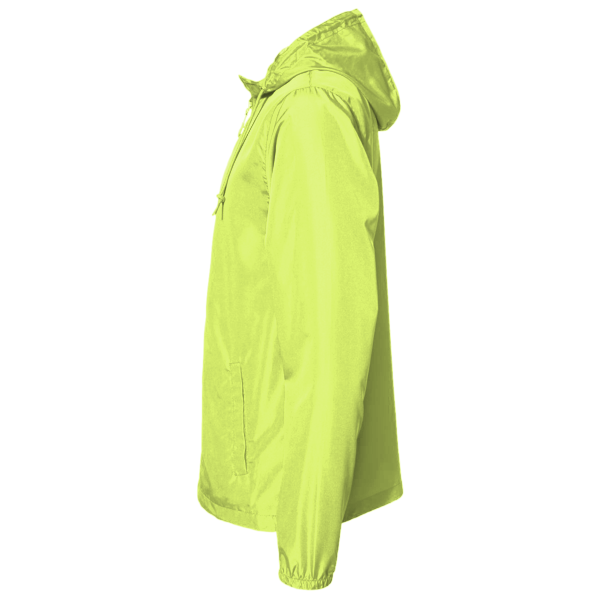 Team 365 Youth Zone Protect Lightweight Jacket, Safety Yellow, Left Sleeve view