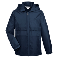 Team 365 Youth Zone Protect Lightweight Jacket, Sport Dark Navy, Front view