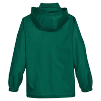 Team 365 Youth Zone Protect Lightweight Jacket, Sport Forest, Back view