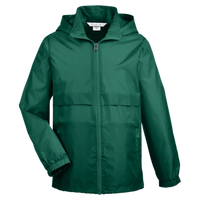 Team 365 Youth Zone Protect Lightweight Jacket, Sport Forest, Front view