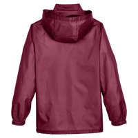 Team 365 Youth Zone Protect Lightweight Jacket, Sport Maroon, Back view