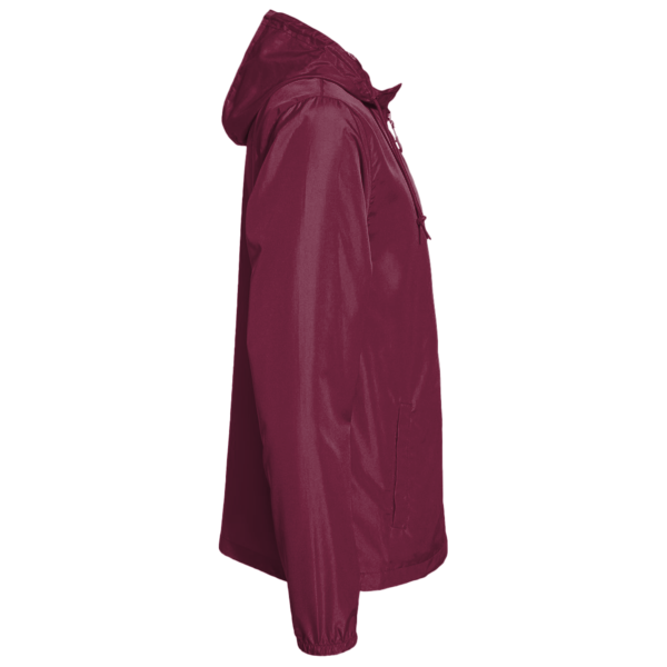 Team 365 Youth Zone Protect Lightweight Jacket, Sport Maroon, Right Sleeve view