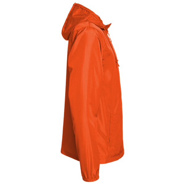 Team 365 Youth Zone Protect Lightweight Jacket, Sport Orange, Right Sleeve view