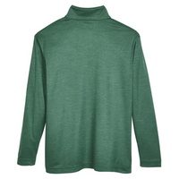Team 365 Youth Zone Sonic Heather Performance Quarter-Zip Pullover, Sport Forest Heather, Back view