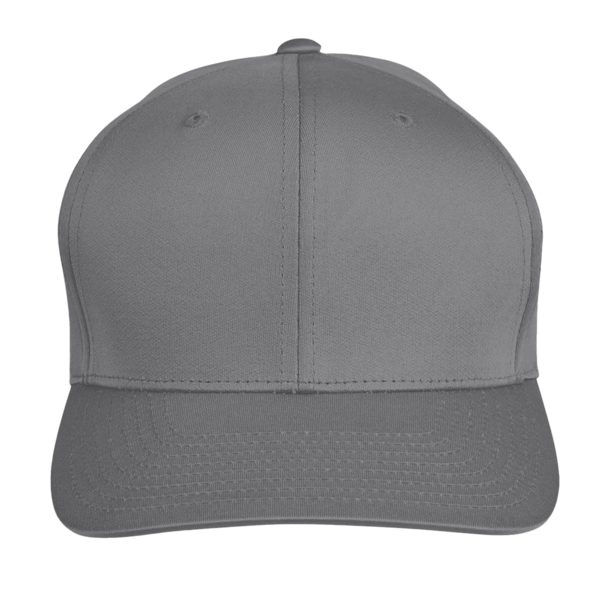 Team 365 Zone Performance Cap by Yupoong®, Sport Graphite, Front view