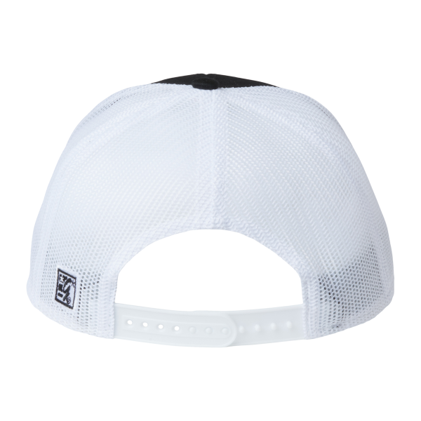 The Game Everyday Rope Trucker Cap, Black / White / White, Back view