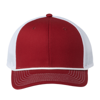 The Game Everyday Rope Trucker Cap, Cardinal / White / White, Front view