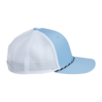 The Game Everyday Rope Trucker Cap, Columbia Blue / White / White, Right Side view