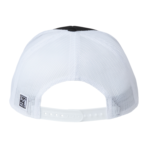 The Game Everyday Rope Trucker Cap, Light Grey / Black / Black, Back view