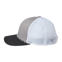 The Game Everyday Rope Trucker Cap, Light Grey / Black / Black, Left Side view