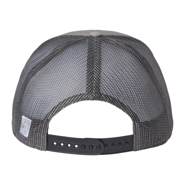 The Game Everyday Rope Trucker Cap, Light Grey / Charcoal / Charcoal, Back view