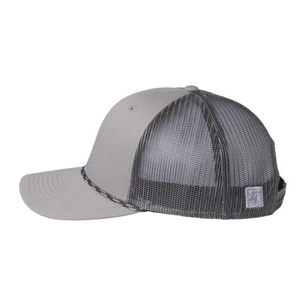 The Game Everyday Rope Trucker Cap, Light Grey / Charcoal / Charcoal, Left Side view