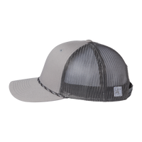 The Game Everyday Rope Trucker Cap, Light Grey / Charcoal / Charcoal, Left Side view