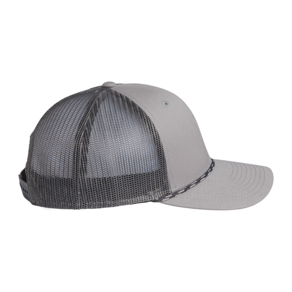 The Game Everyday Rope Trucker Cap, Light Grey / Charcoal / Charcoal, Right Side view