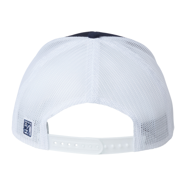 The Game Everyday Rope Trucker Cap, Navy / White / White, Back view
