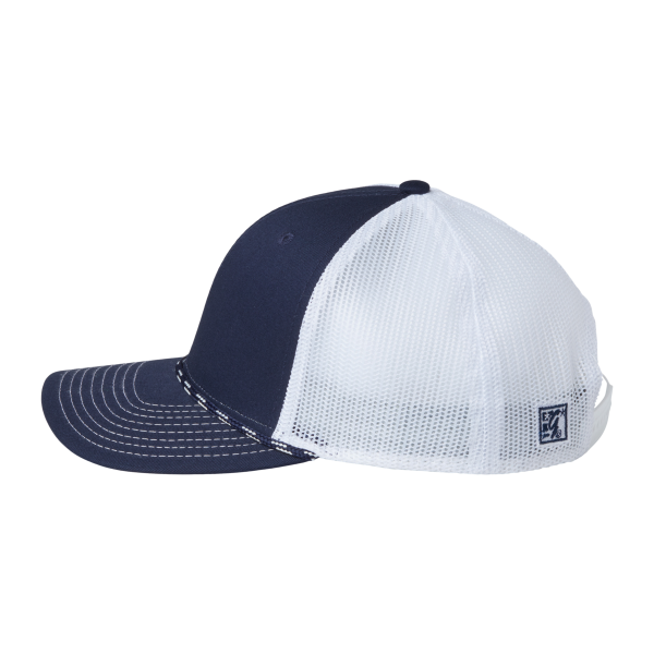 The Game Everyday Rope Trucker Cap, Navy / White / White, Left Side view