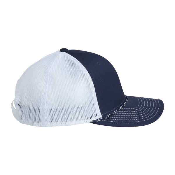 The Game Everyday Rope Trucker Cap, Navy / White / White, Right Side view