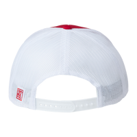 The Game Everyday Rope Trucker Cap, Red / White / White, Back view