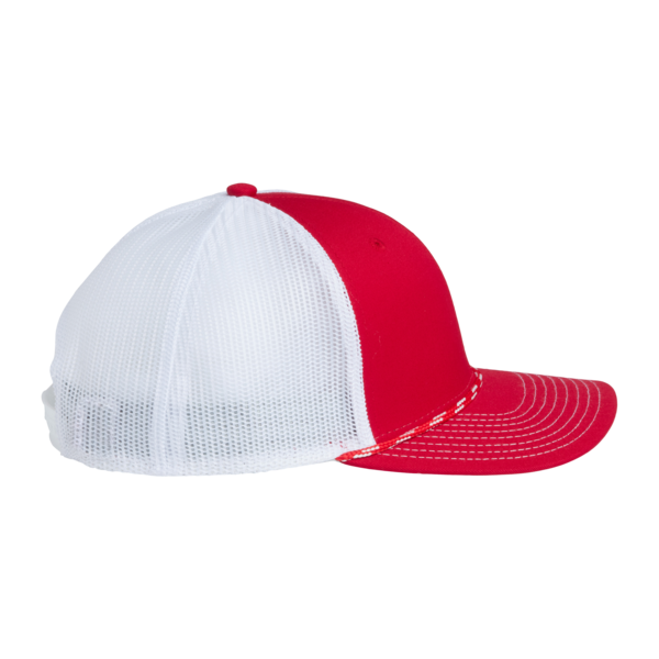 The Game Everyday Rope Trucker Cap, Red / White / White, Right Side view