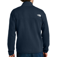 The North Face Double Knit 1/2 Zip Fleece, Summit Navy, Back view