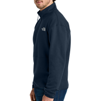 The North Face Double Knit 1/2 Zip Fleece, Summit Navy, Left Sleeve view