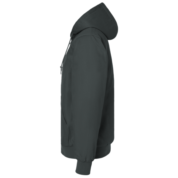The North Face Double Knit Full Zip Hoodie, Asphalt Grey / Asphalt Grey, Left Sleeve view