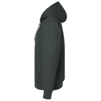 The North Face Double Knit Full Zip Hoodie, Asphalt Grey / Asphalt Grey, Left Sleeve view