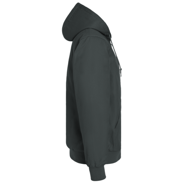 The North Face Double Knit Full Zip Hoodie, Asphalt Grey / Asphalt Grey, Right Sleeve view