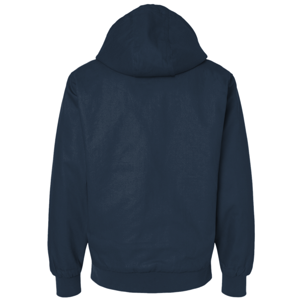 The North Face Double Knit Full Zip Hoodie, Summit Navy / Summit Navy, Back view
