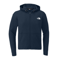 The North Face Double Knit Full Zip Hoodie, Summit Navy / Summit Navy, Front view