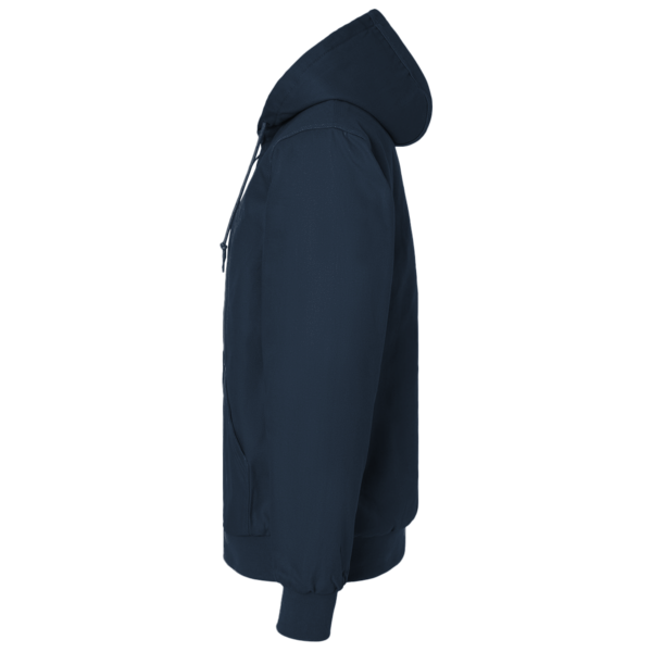 The North Face Double Knit Full Zip Hoodie, Summit Navy / Summit Navy, Left Sleeve view