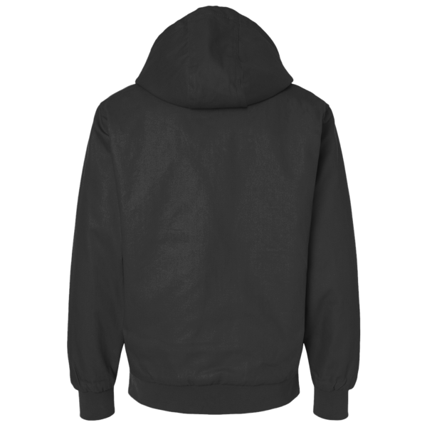 The North Face Double Knit Full Zip Hoodie, Tnf Black / Tnf Black, Back view