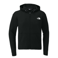 The North Face Double Knit Full Zip Hoodie, Tnf Black / Tnf Black, Front view