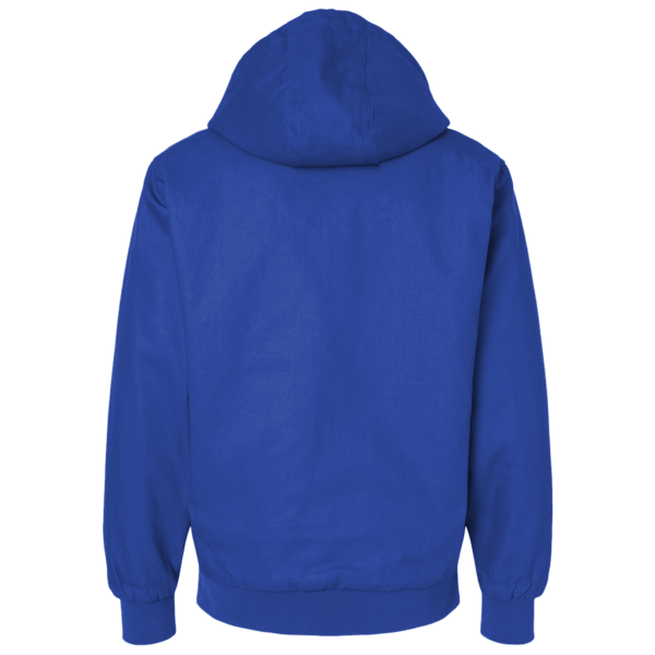 The North Face Double Knit Full Zip Hoodie, Tnf Blue / Tnf Black, Back view