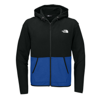 The North Face Double Knit Full Zip Hoodie, Tnf Blue / Tnf Black, Front view