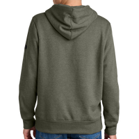 The North Face Sleeve Logo Pullover Hoodie, New Taupe Green Heather, Back view