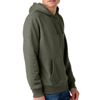 The North Face Sleeve Logo Pullover Hoodie, New Taupe Green Heather, Right Sleeve view