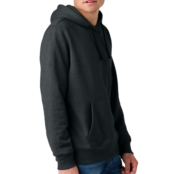 The North Face Sleeve Logo Pullover Hoodie, Tnf Black Heather, Right Sleeve view