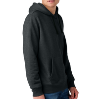 The North Face Sleeve Logo Pullover Hoodie, Tnf Black Heather, Right Sleeve view