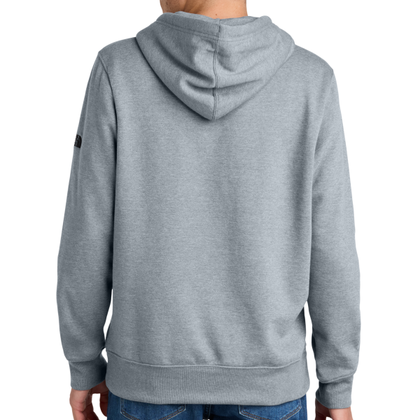 The North Face Sleeve Logo Pullover Hoodie, Tnf Light Grey Heather, Back view