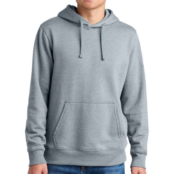 The North Face Sleeve Logo Pullover Hoodie, Tnf Light Grey Heather, Front view