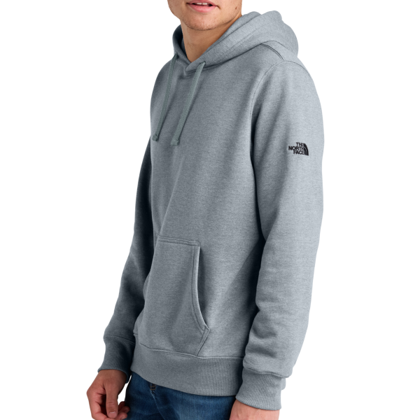 The North Face Sleeve Logo Pullover Hoodie, Tnf Light Grey Heather, Left Sleeve view