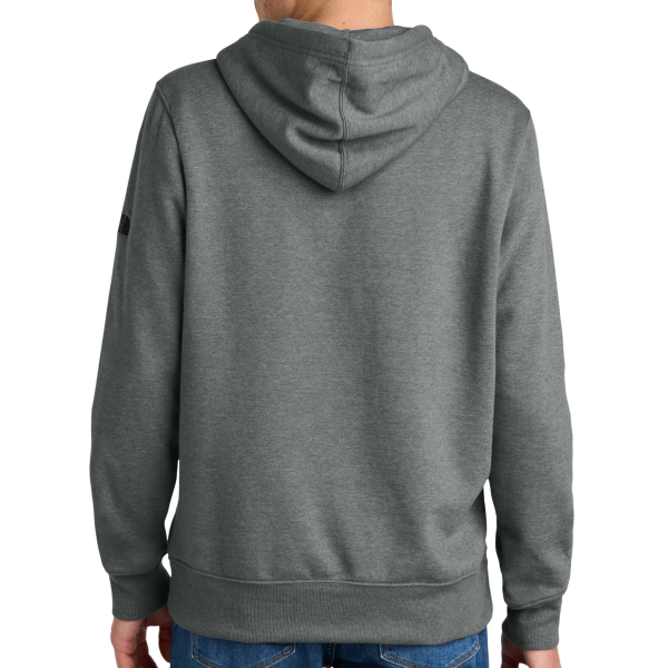 The North Face Sleeve Logo Pullover Hoodie, Tnf Medium Grey Heather, Back view