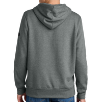 The North Face Sleeve Logo Pullover Hoodie, Tnf Medium Grey Heather, Back view