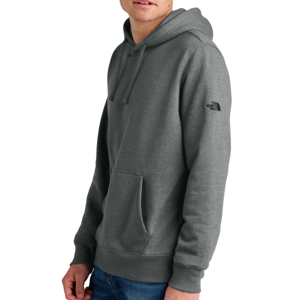 The North Face Sleeve Logo Pullover Hoodie, Tnf Medium Grey Heather, Left Sleeve view