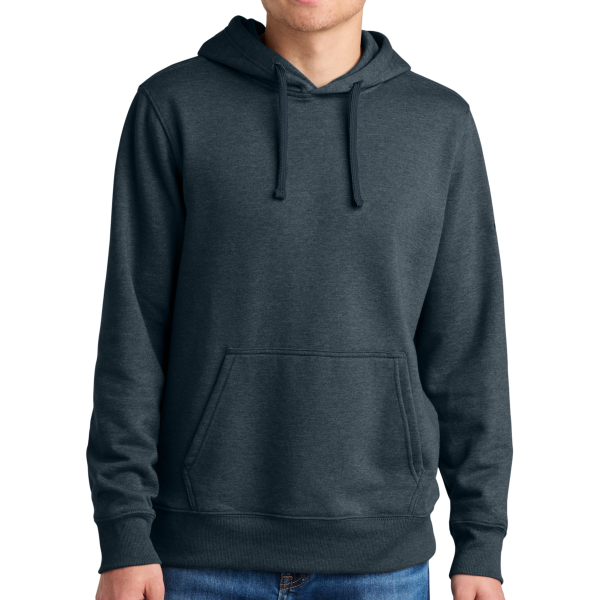 The North Face Sleeve Logo Pullover Hoodie, Urban Navy Heather, Front view