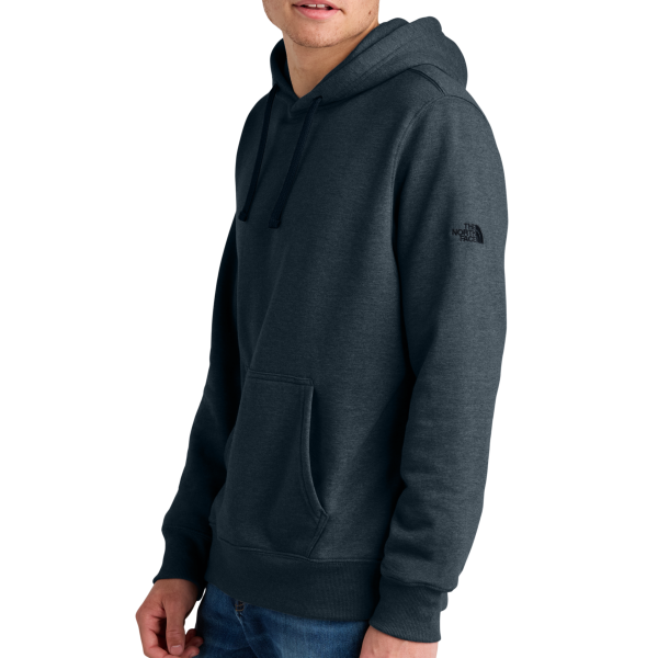 The North Face Sleeve Logo Pullover Hoodie, Urban Navy Heather, Left Sleeve view
