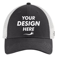 The North Face Ultimate Trucker Cap, Asphalt Grey / Tnf White, Front view, Mockup