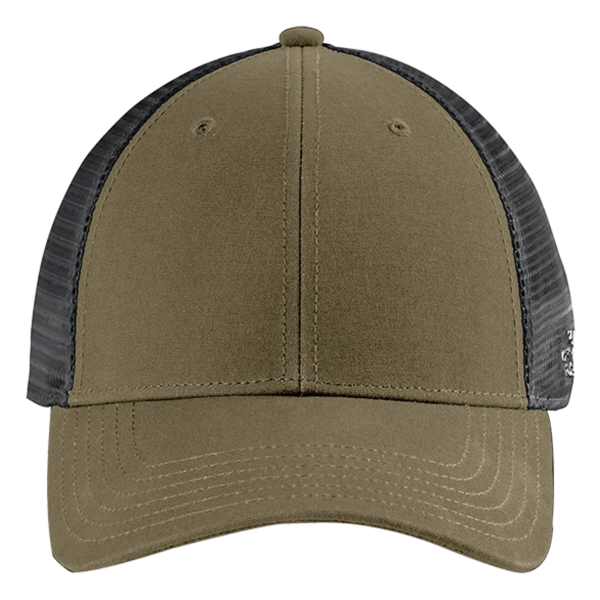 The North Face Ultimate Trucker Cap, Burnt Olive Green / Asphalt Grey, Front view